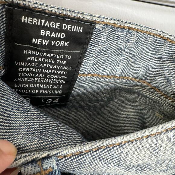 Cult of Individuality Greaser Distressed Straight Leg Jeans Men's 33x34 - Picture 7 of 15